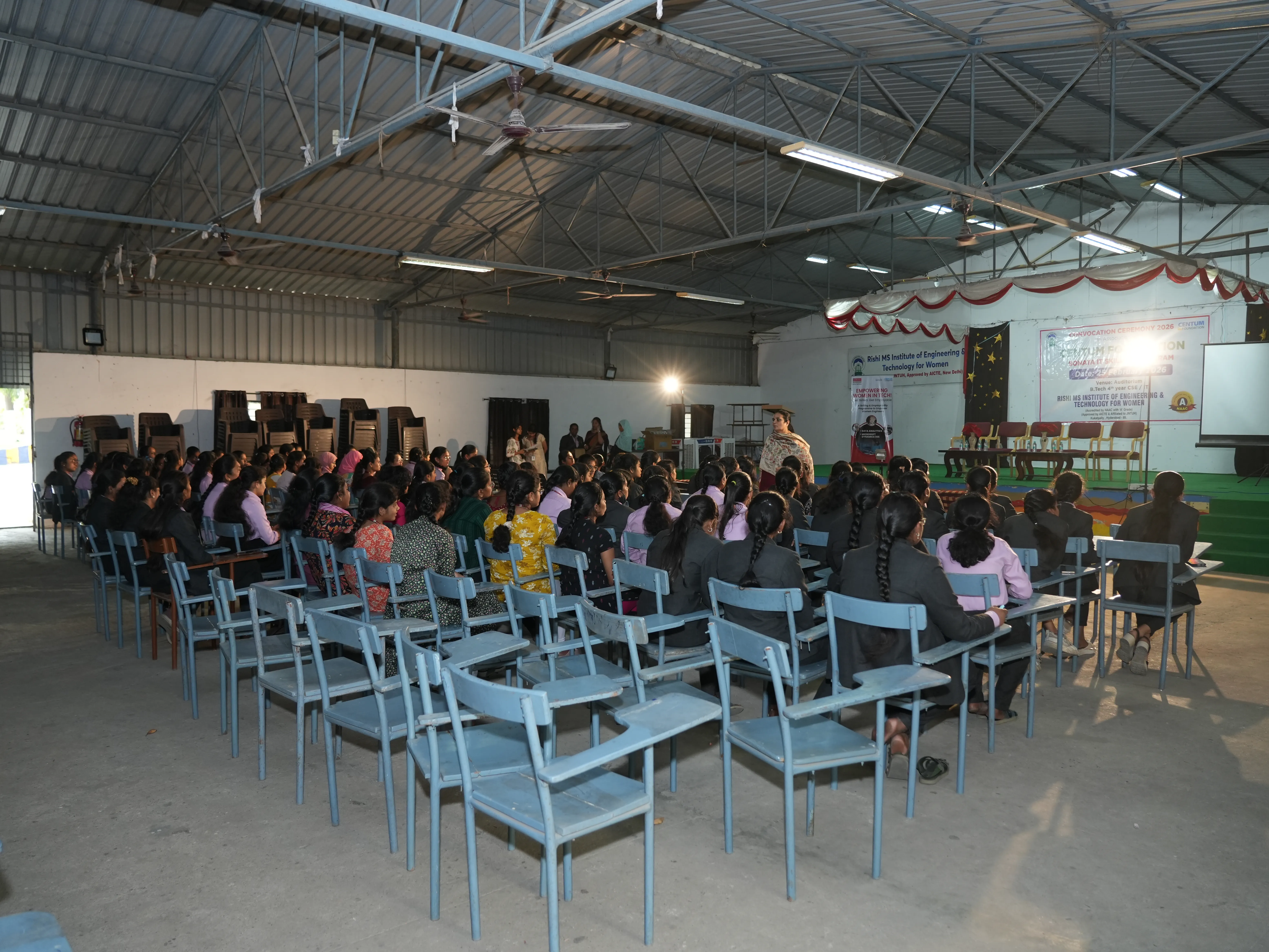 Convocation Ceremony of Sonata CSR through Centrum foundation for 4 th year students - RITW